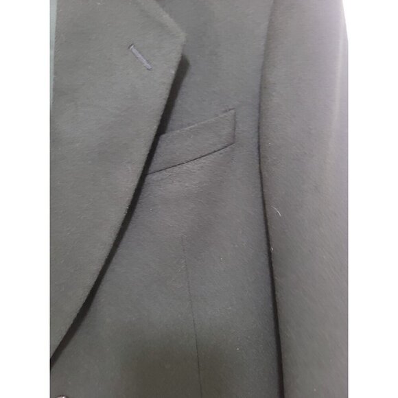 VITO RUFOLO Green Wool / CASHMERE Men's Blazer Notch Lapel & Button Closure SZ 4 - Picture 16 of 16